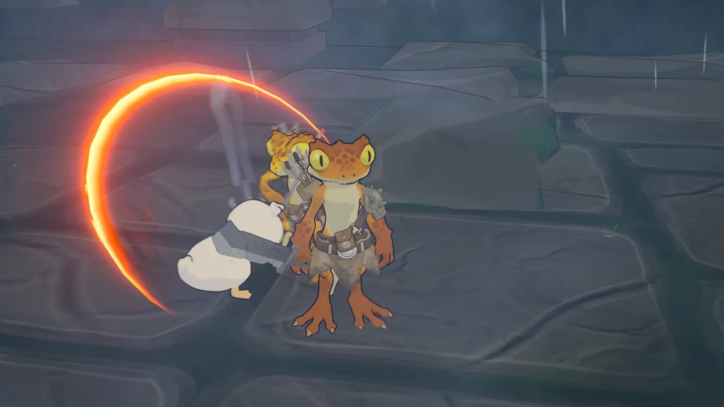 The greatsword's long arc