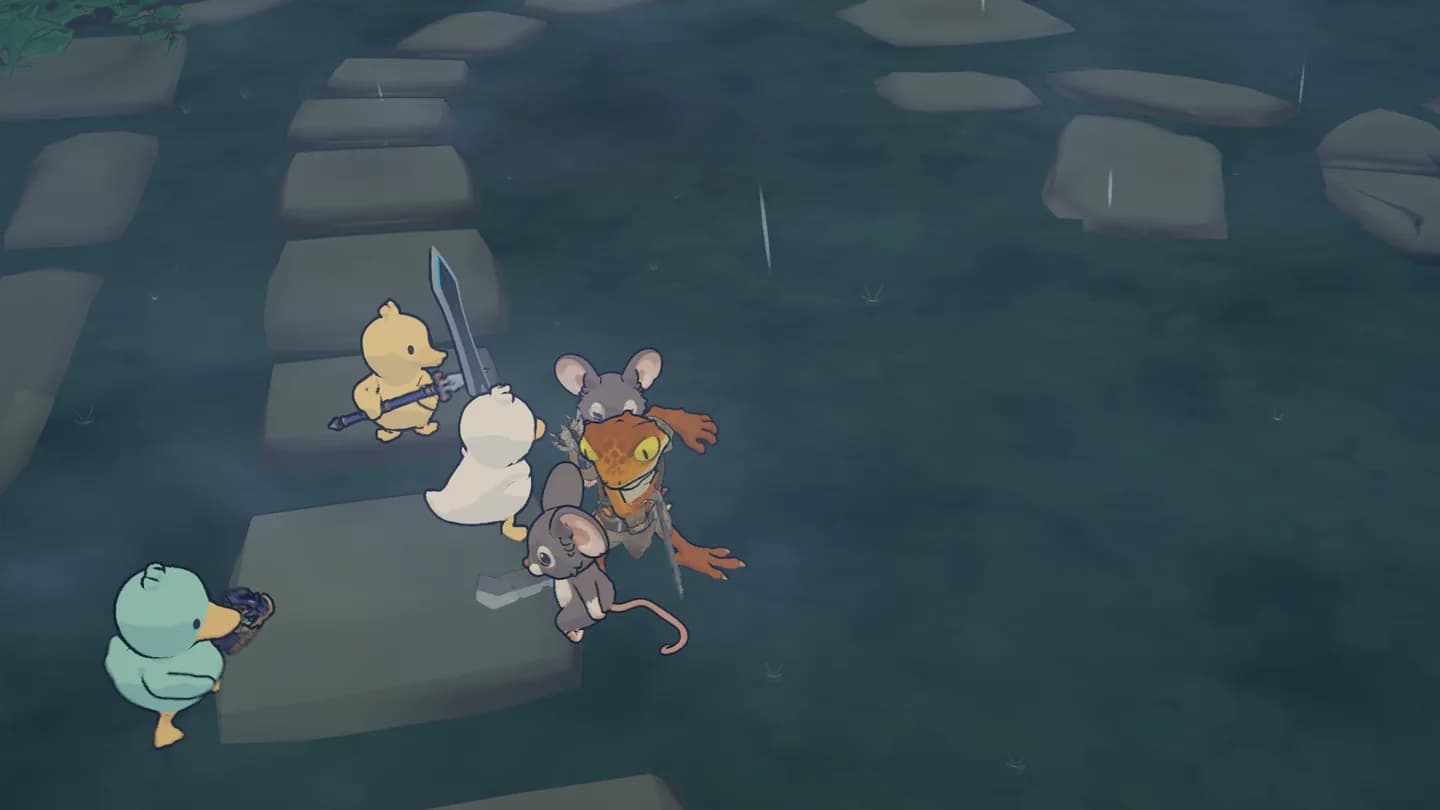 A pack of mice and lizardmen